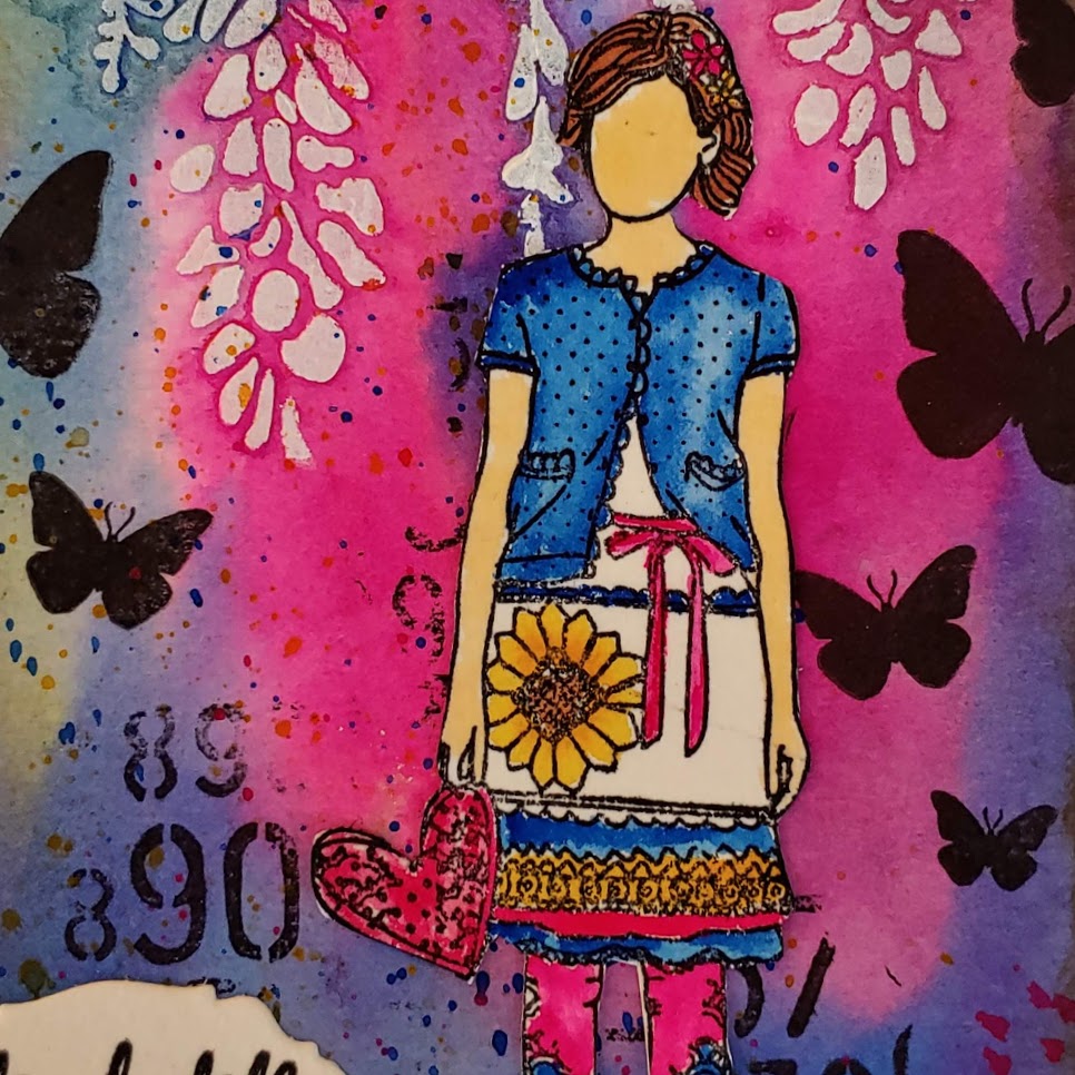 Art Journal Page - "Stand still, stay strong"