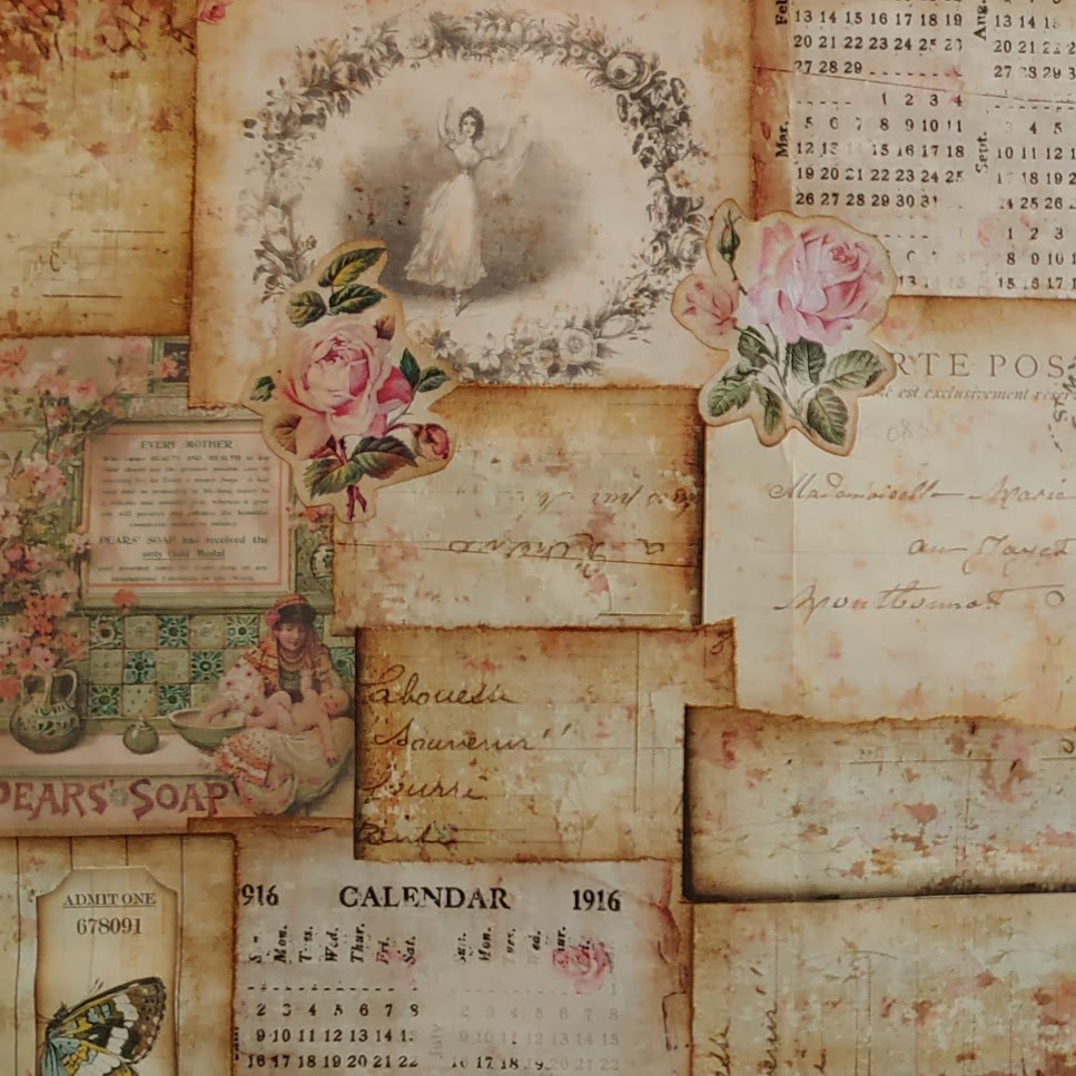 Junk Journal - Folded Collage Pamphlet - Part 1