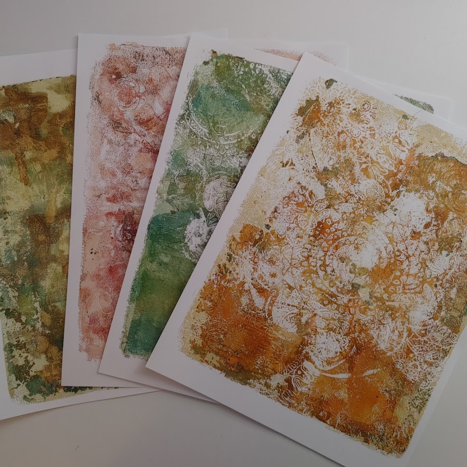 Video – Gelli Printing with Alcohol Inks – Signature pages