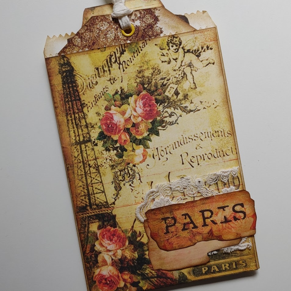 Video - Themed Ephemera - Paris Glassine Bag Pockets - Part 2