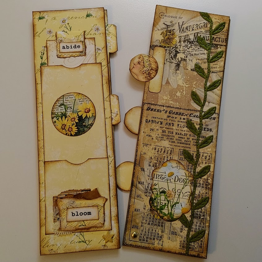 Video – Accordion Layered Belly Band – Ephemera – Daisy Dream Journal - Inspired by Bluebird Lane Creations