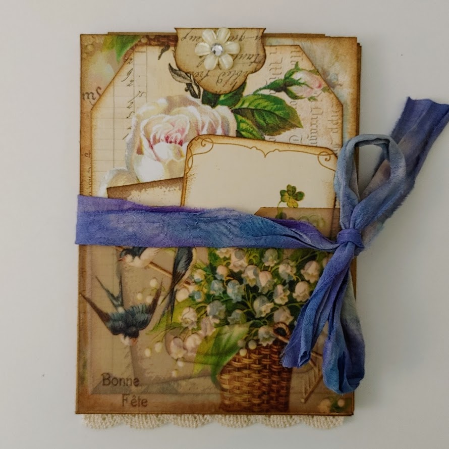 Video - Triple Envelope Mini Journal - DT Project - Collage Type