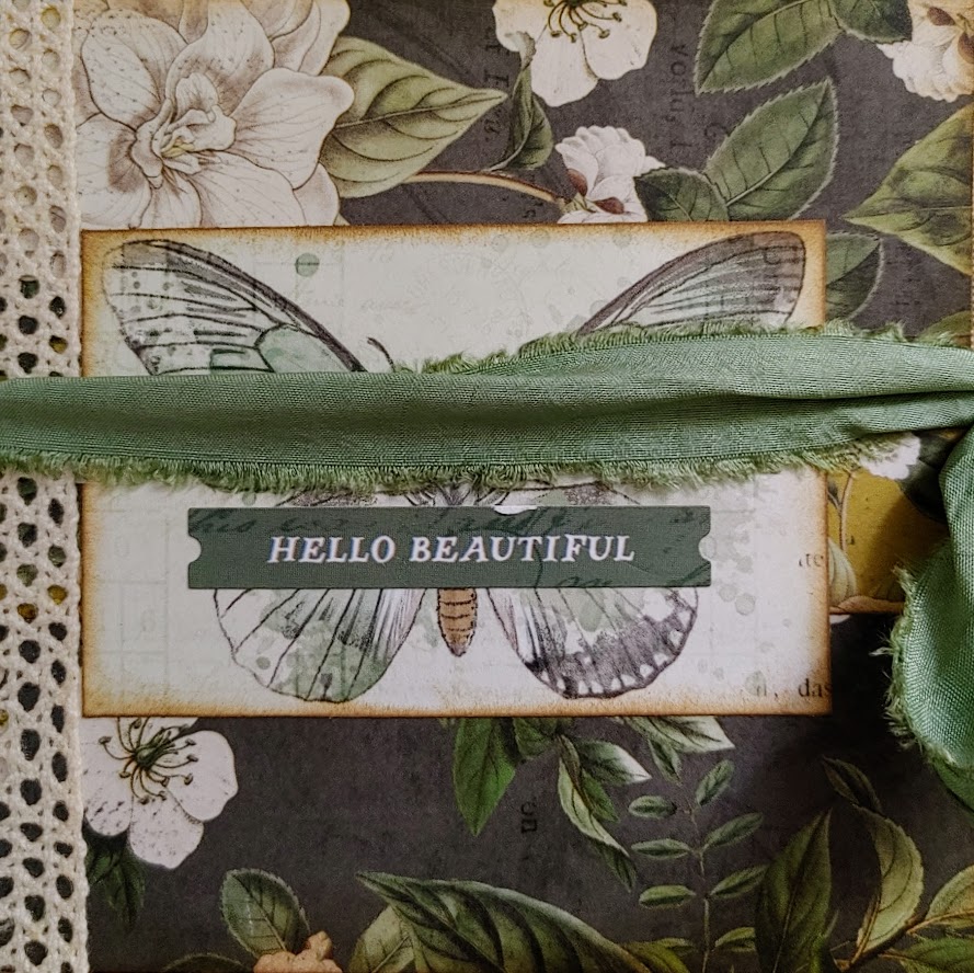 Paper Bag Journal w/Signature - Botanical - 2nd Prize -1500 subscriber Giveaway