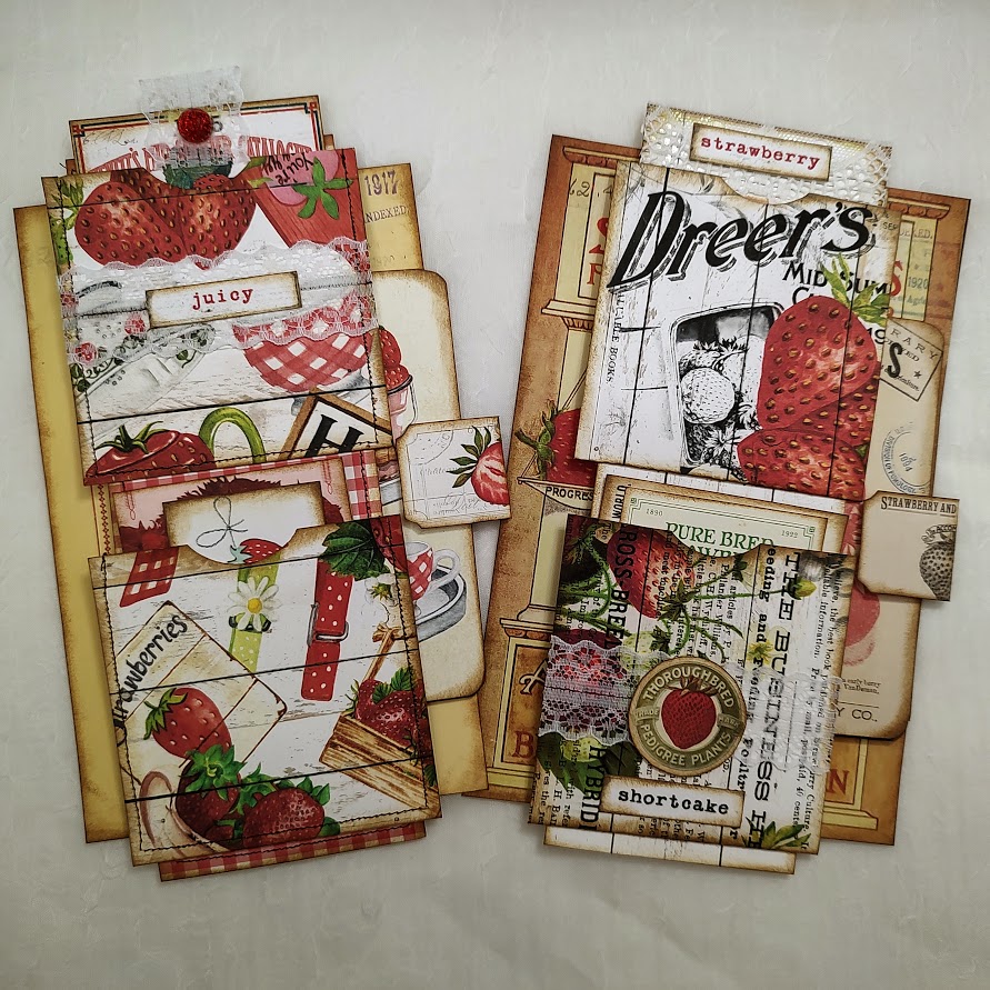 Double Pocket Belly Bands - Strawberry Love Journal