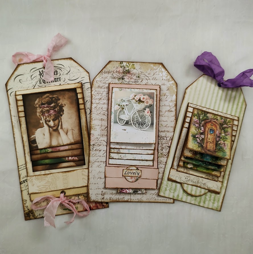 Video - Waterfall Tags - INSPIRED by Carol- Ann @ Cajcrafts