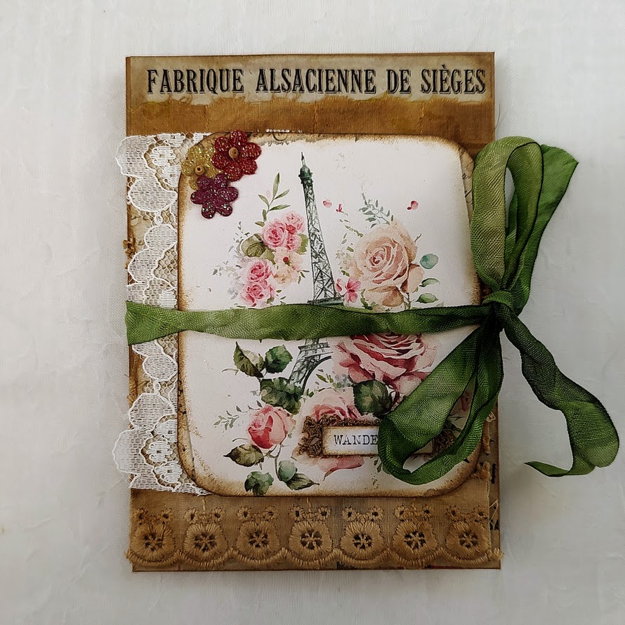 Video - Cover Topper - Shabby Travel Journal