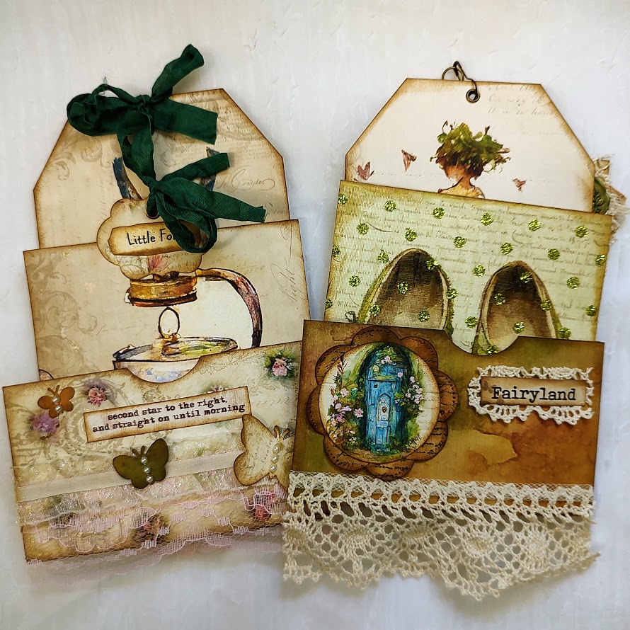 Video - Page Pockets with Flip Out Pockets - Fairy Magic Journals