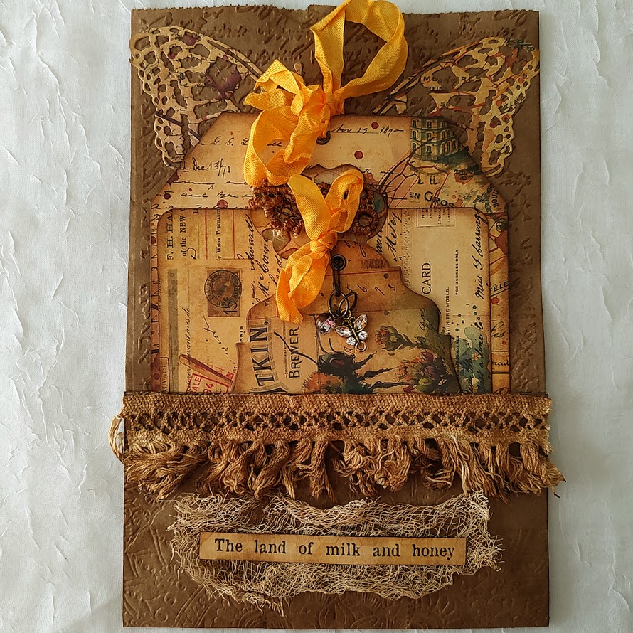 Video - Got Lunch Bags? Beautiful Embossing - Grungy Bee Journal