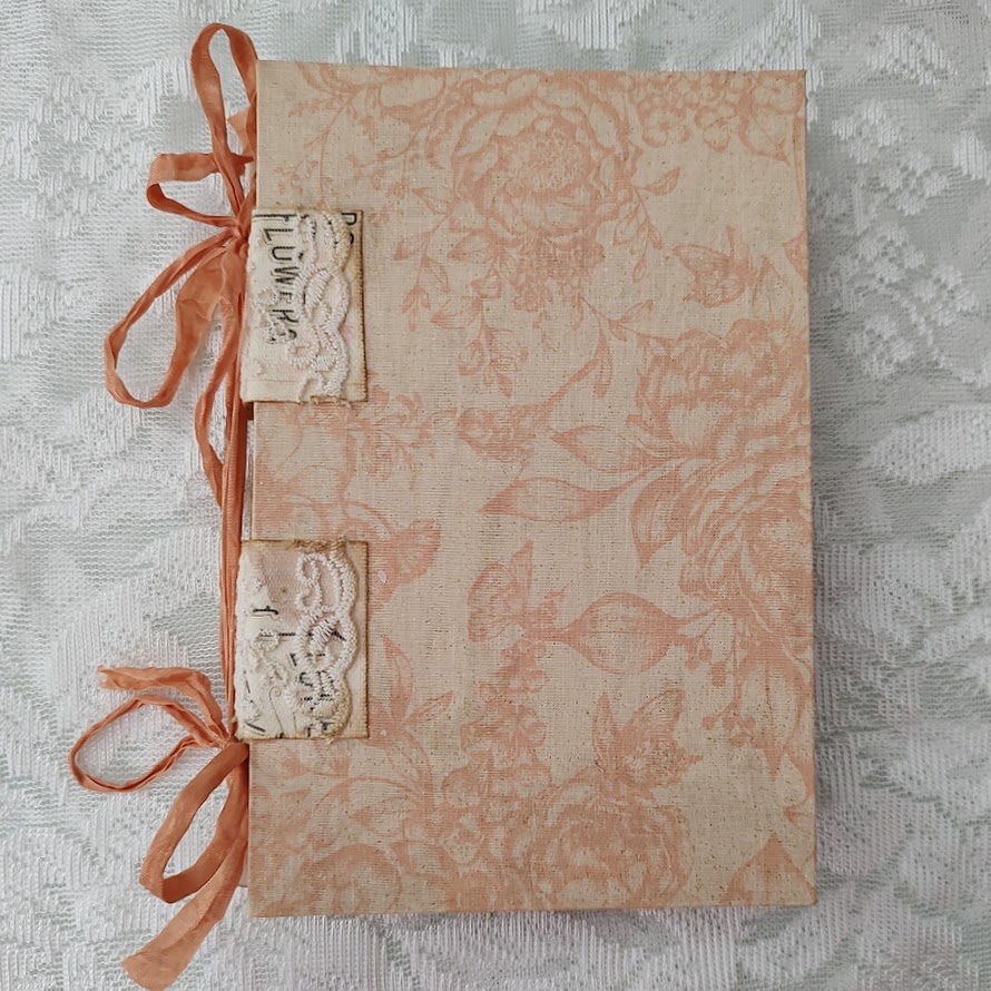 Video - Unique Binding - Pink Harvest Blush Autumn Memoires Journal - Part 5