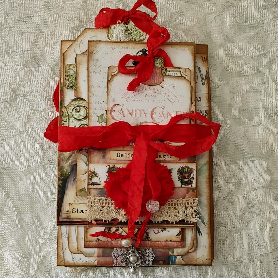 Video - Fairy Christmas Chunky Envelope Journal - GDT Project @Kreativ Paper Artisan