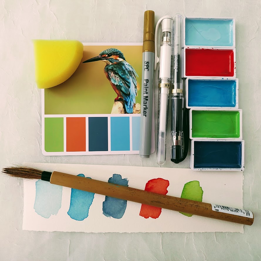 Video - Watercolor 101 - Episode 3 - Color Palette Challenge Play, Stencils, & Mark Making