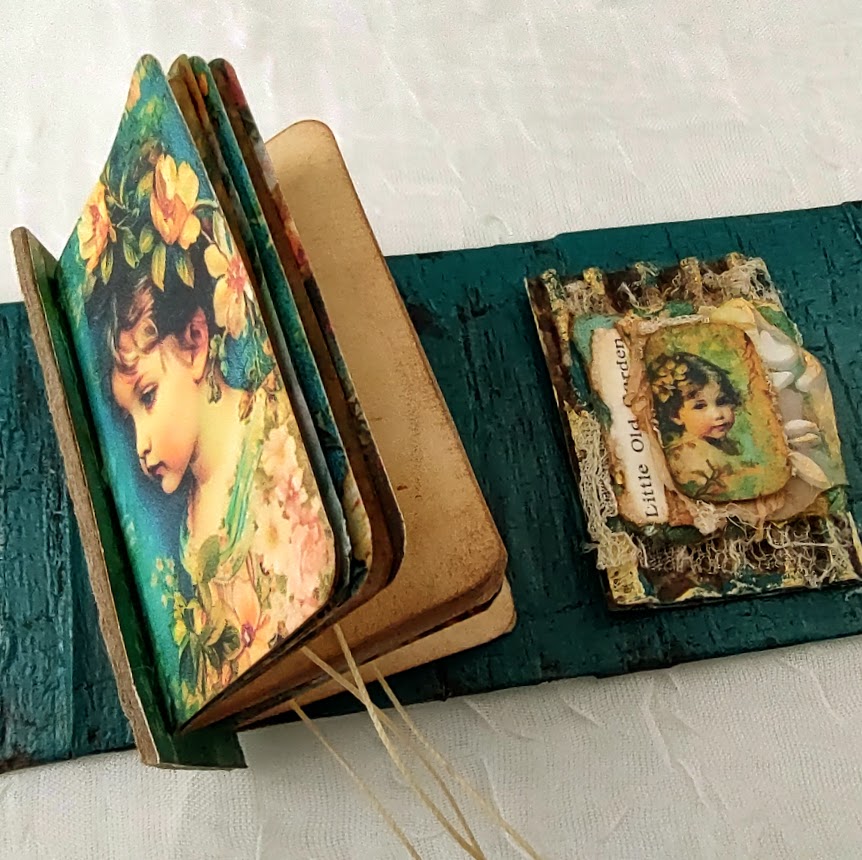 Video - Miniature 'Aviva' Lap Book - Part 2 - Hidden Spine & Removable Topper