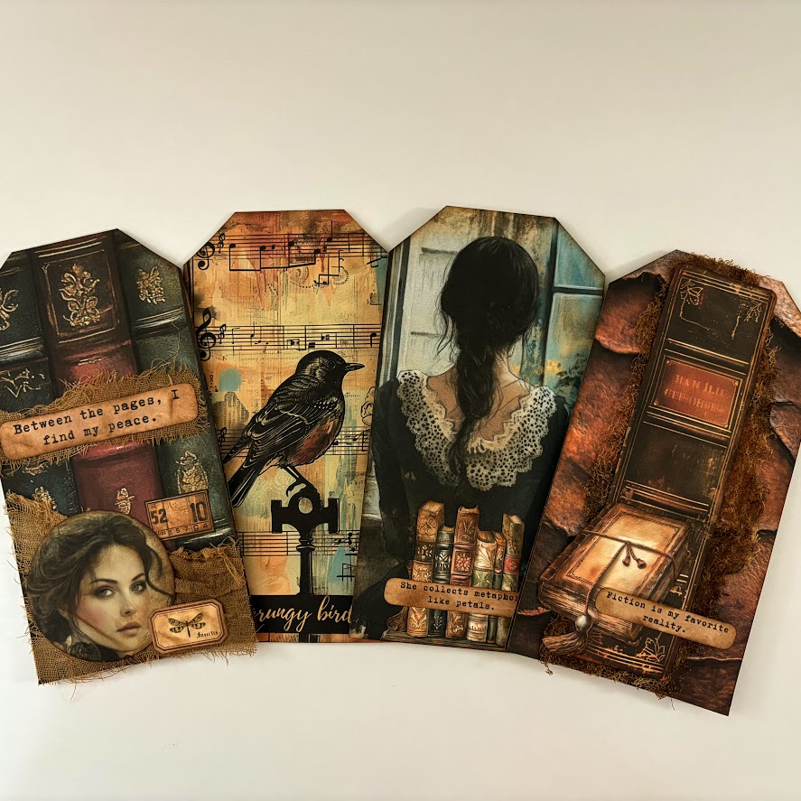 Video - Stacked Tags with Writing Space, Flip & Belly Band | Grungy Inspiration @Jenniferfromthepatio