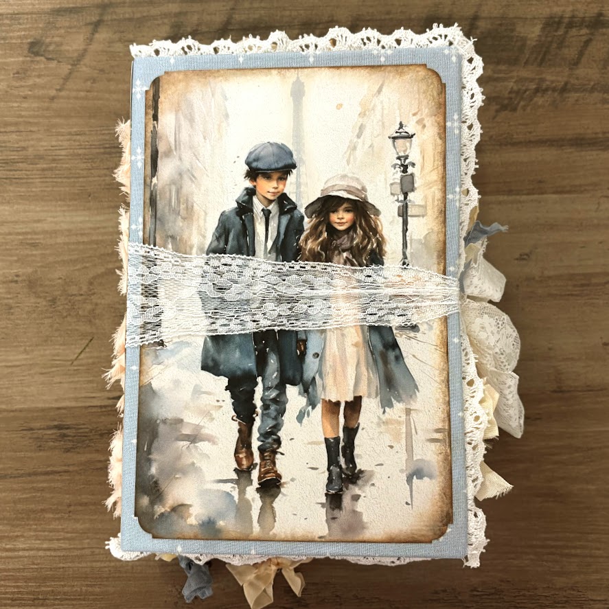 Video - Enchanted Romance In Paris Journal Flip - Through | Vintage Vibes & Whimsical Ephemera
