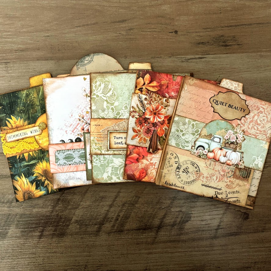 Video - Lay Flat Fold Ephemera | Mega Writing Space + Belly Band Closure | Fairy Sunflower & Autumn Journals