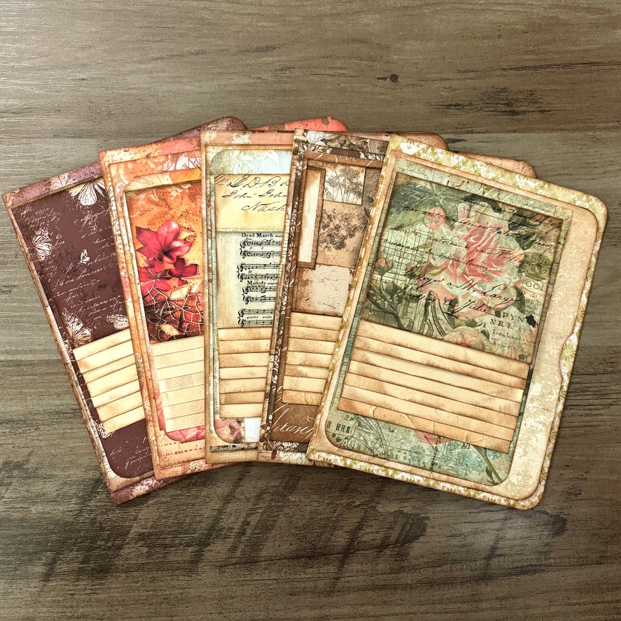 Video - Waterfall Writing Space Ephemera | Pocket & Fold-Out Notebook | Easy Junk Journal IdeaAuto Draft