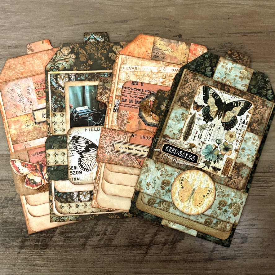 Video - Junk Journal Waterfall Ephemera Series Ep 3 | Pocketed Tag with Waterfall & Journal Cards