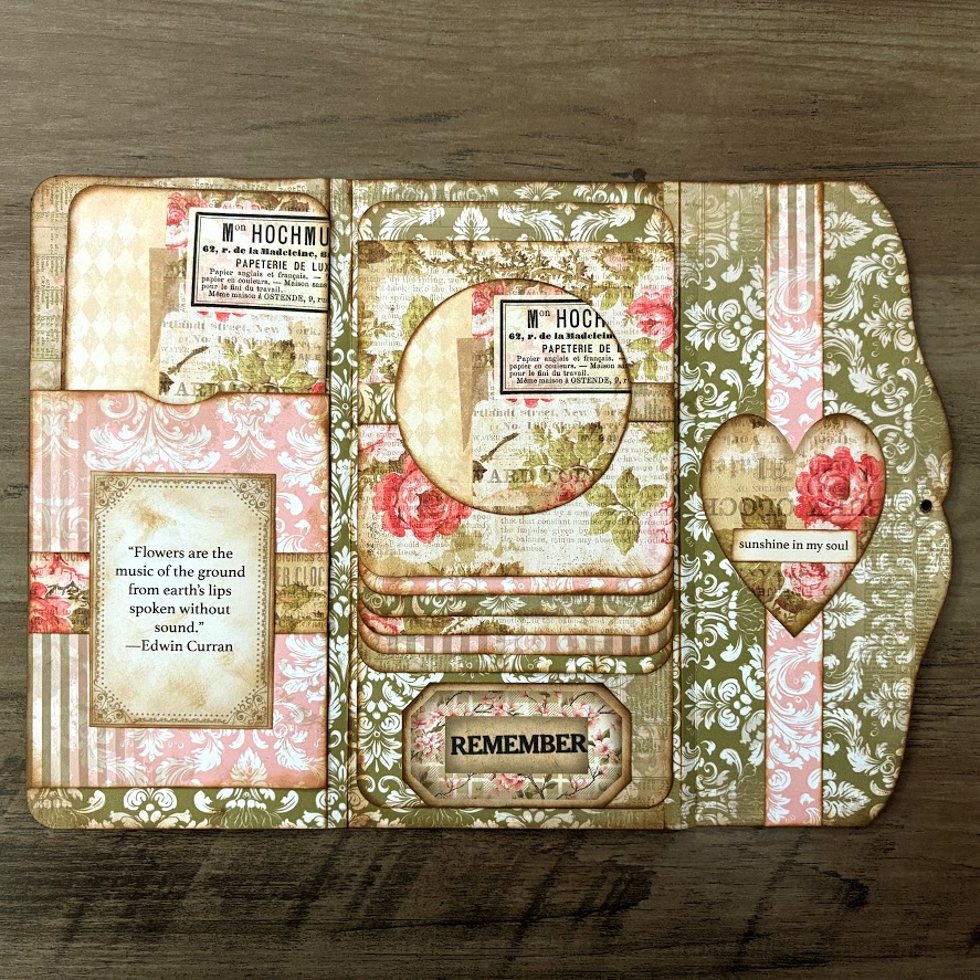 Video - Waterfall Ephemera Series Ep 5 | Junk Journal Waterfall Wallet Pouch | Pocket & Journal Cards