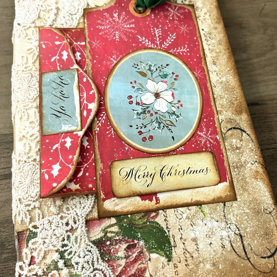 Video - Unique No-Sew Journal | Hinge & Anchor Binding Method | Inspired by @DarlingCottageDiary | #JJChristmasPrompts25