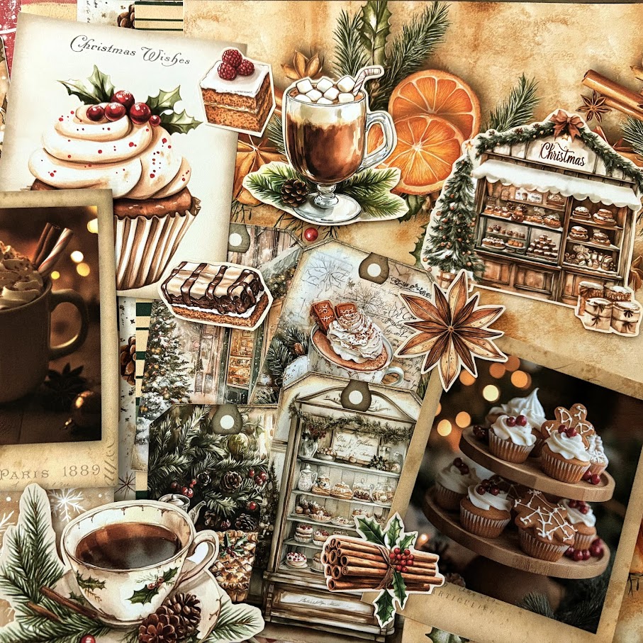 Video - Christmas Patisserie Journal Reveal | New Beginner Junk Journal Series!