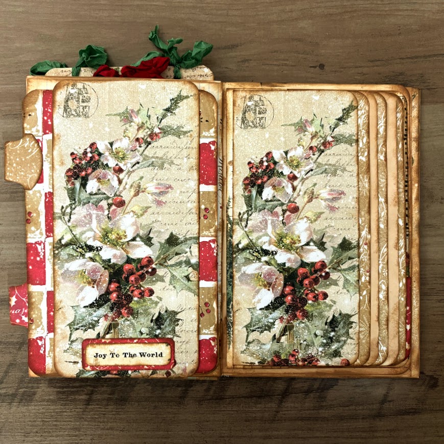 Video -Horizontal Waterfall Ephemera for Junk Journals | EASY Rolling Mechanism | Ep 10