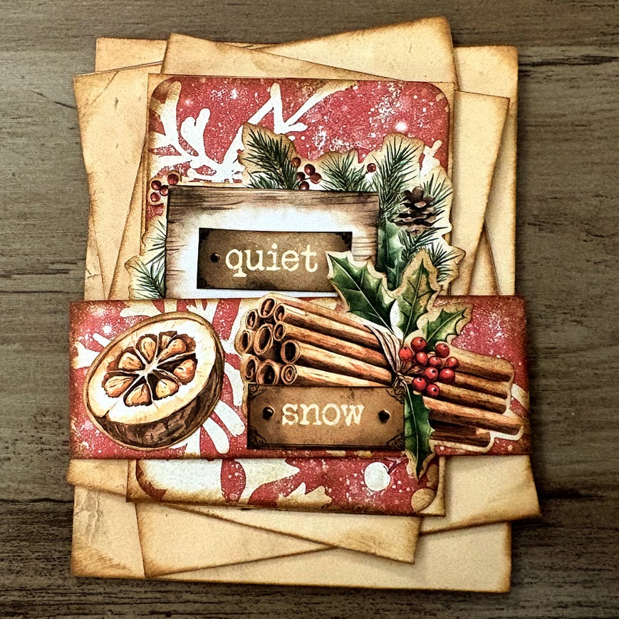 Stacked & Interconnected Writing Space Ephemera | Beginner Junk Journal | Patisserie Pt 8