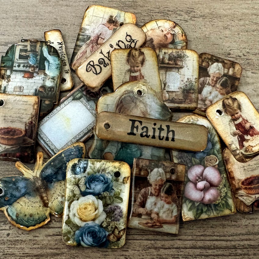 Video - UV Resin Charms | Tiny Art for Junk Journals & Spine Dangles