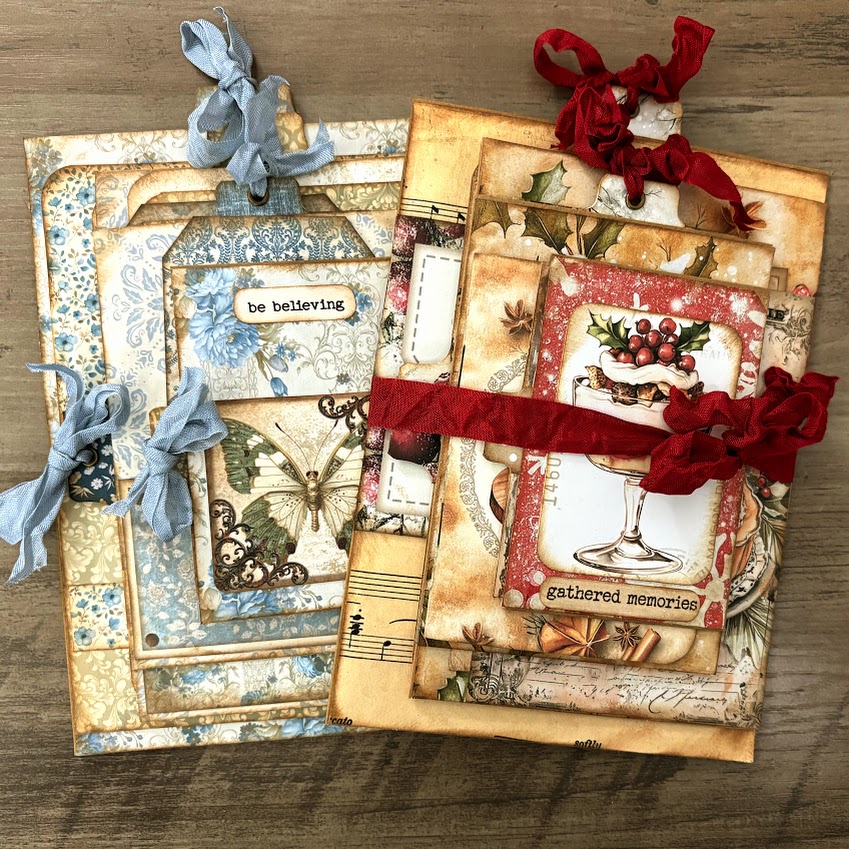 Video - 4-Envelope Flip Ephemera for Junk Journals | Yummy Christmas Patisserie | Ep 12