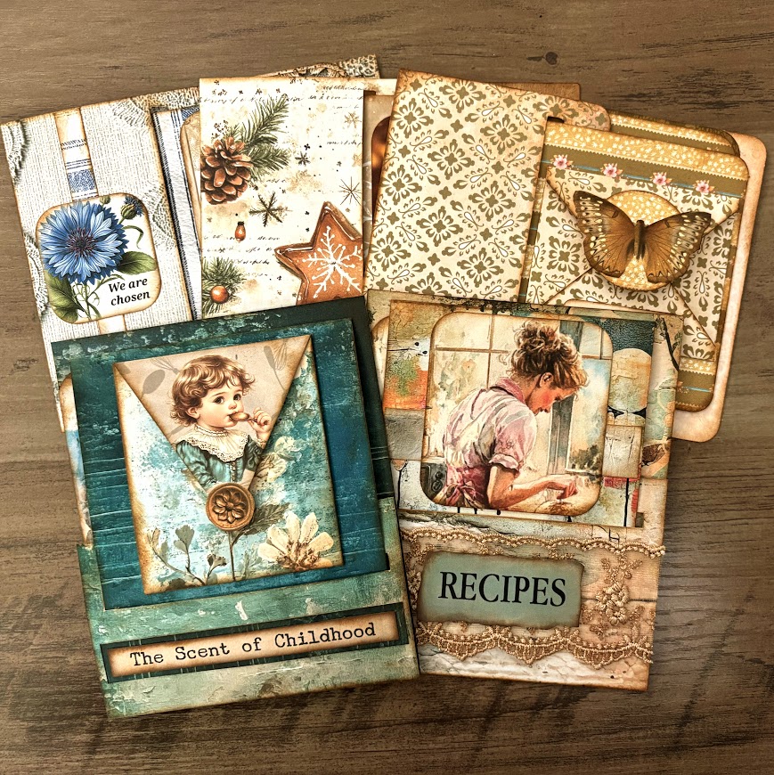 Video - Buckle Closure Pocket Ephemera | Card Maker Fold for Junk Journals | 2 NEW Journals!